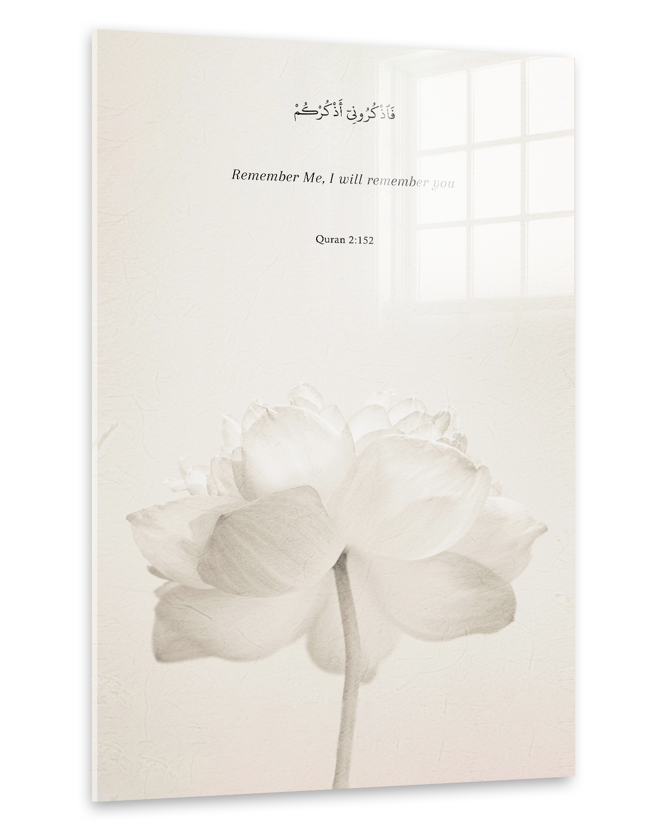 White Flower verticaal